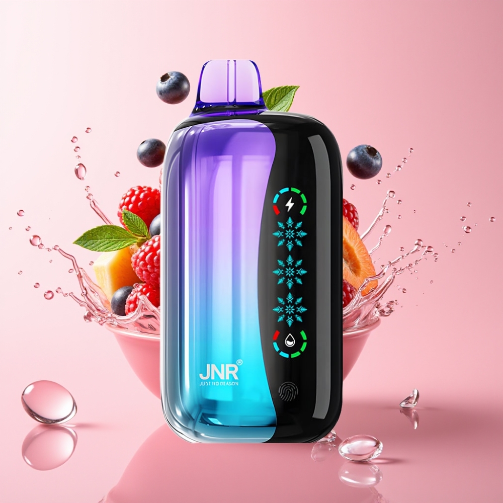 JNR Flex Ice 21000 Pufova Jednokratna Vape Mješovito Bobice s Ice Adjustable i 26ml Tekućine