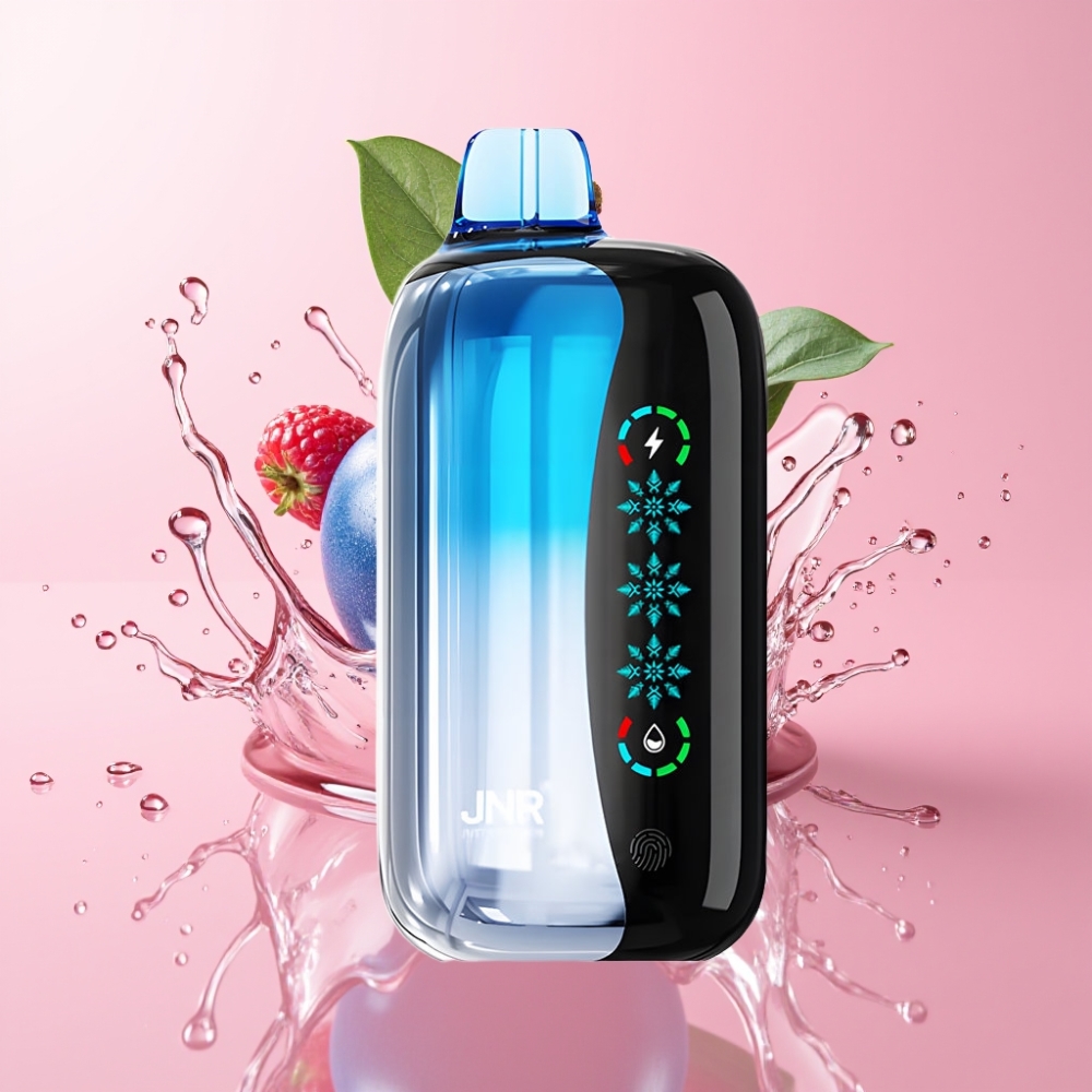 JNR Flex Ice 21000 Pufova Jednokratna Vape Plava Trešnja Eksplozija s Touch Screen JNR Flex Ice 21000 Pufova Jednokratna Vape s Ice Adjustable
