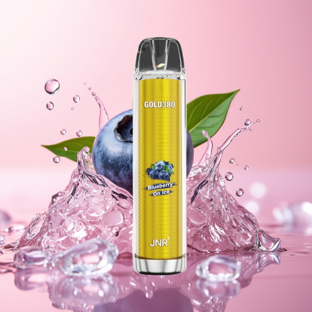 JNR Gold380 6000 Puffova Jednokratna Vape Borovnica i Led 1500mAh JNR Gold380 6000 Puffova Jednokratna Vape 13ml