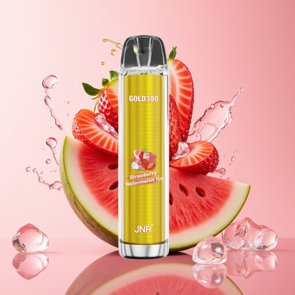 JNR Gold380 6000 Puffs Jednokratna Vape Jagoda Lubenica Led 1500mAh