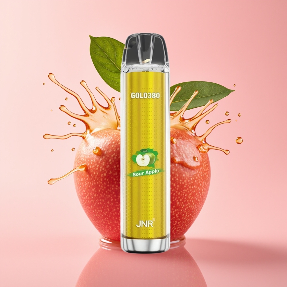 JNR Gold380 6000 Puffs Jednokratna Vape Kisela Jabuka 13ml JNR Gold380 6000 Puffs Jednokratna Vape 1500mAh