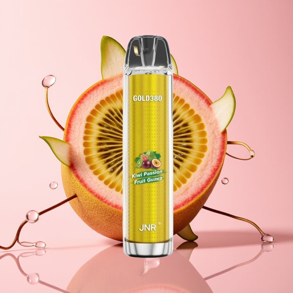 JNR Gold380 6000 Puffs Jednokratna Vape Kiwi Marakuja Guava 1500mAh JNR Gold380 6000 Puffs Jednokratna Vape 13ml