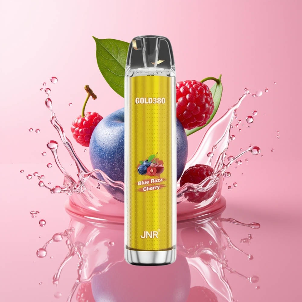JNR Gold380 6000 Puffs Jednokratna Vape Plavi Razz Trešnja 13ml JNR Gold380 6000 Puffs Jednokratna Vape 1500mAh