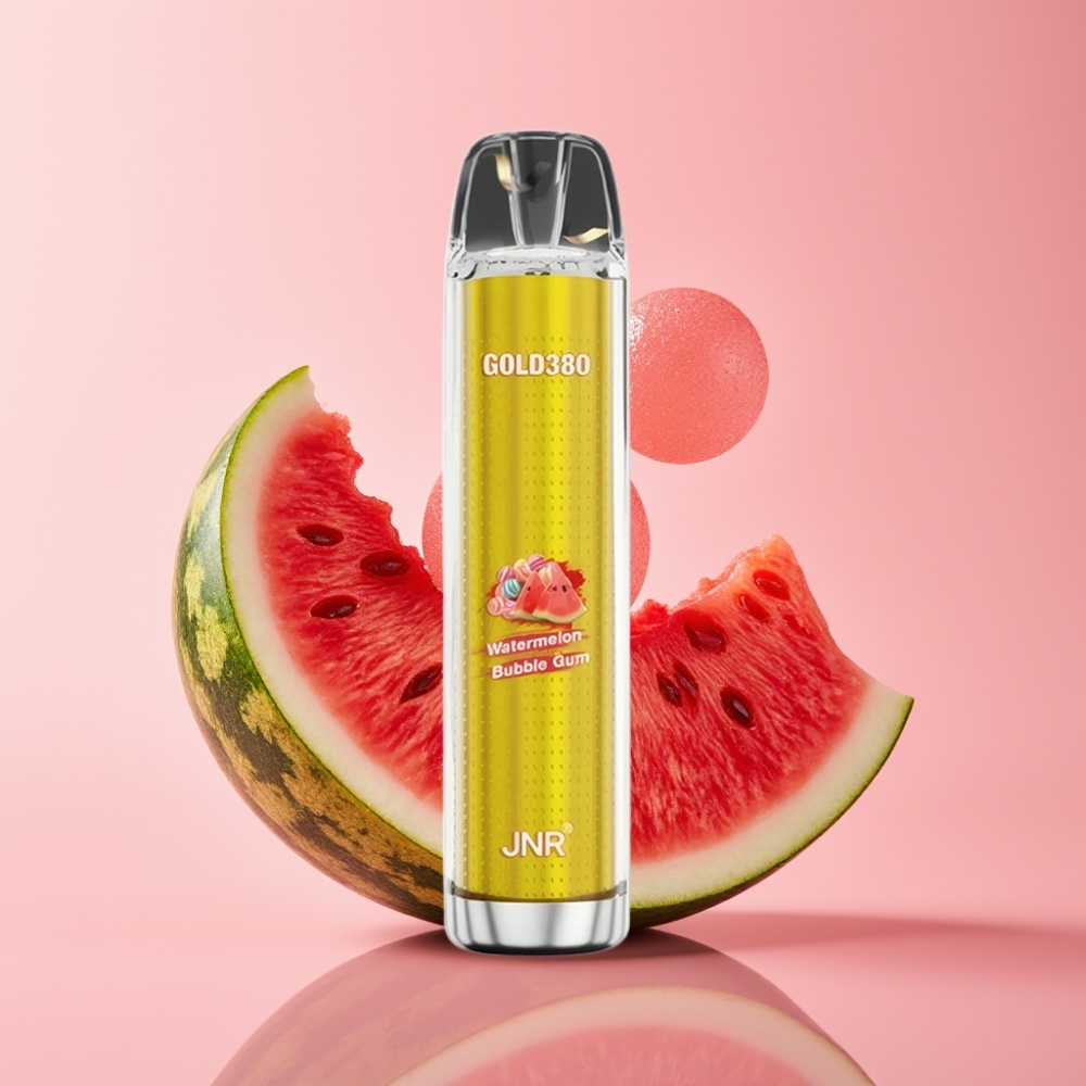JNR Gold380 6000 Pufova Disposable Vape Lubenica Bubble Gum 1500mAh 13ml