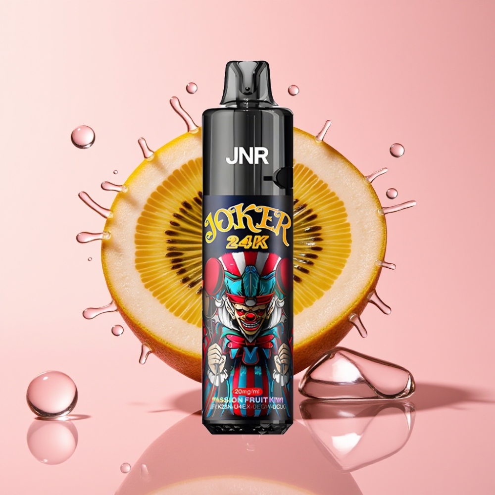 JNR Joker 24K Puffs Disposable Vape Marakuja Kivi 2+10ml Refillable Pod