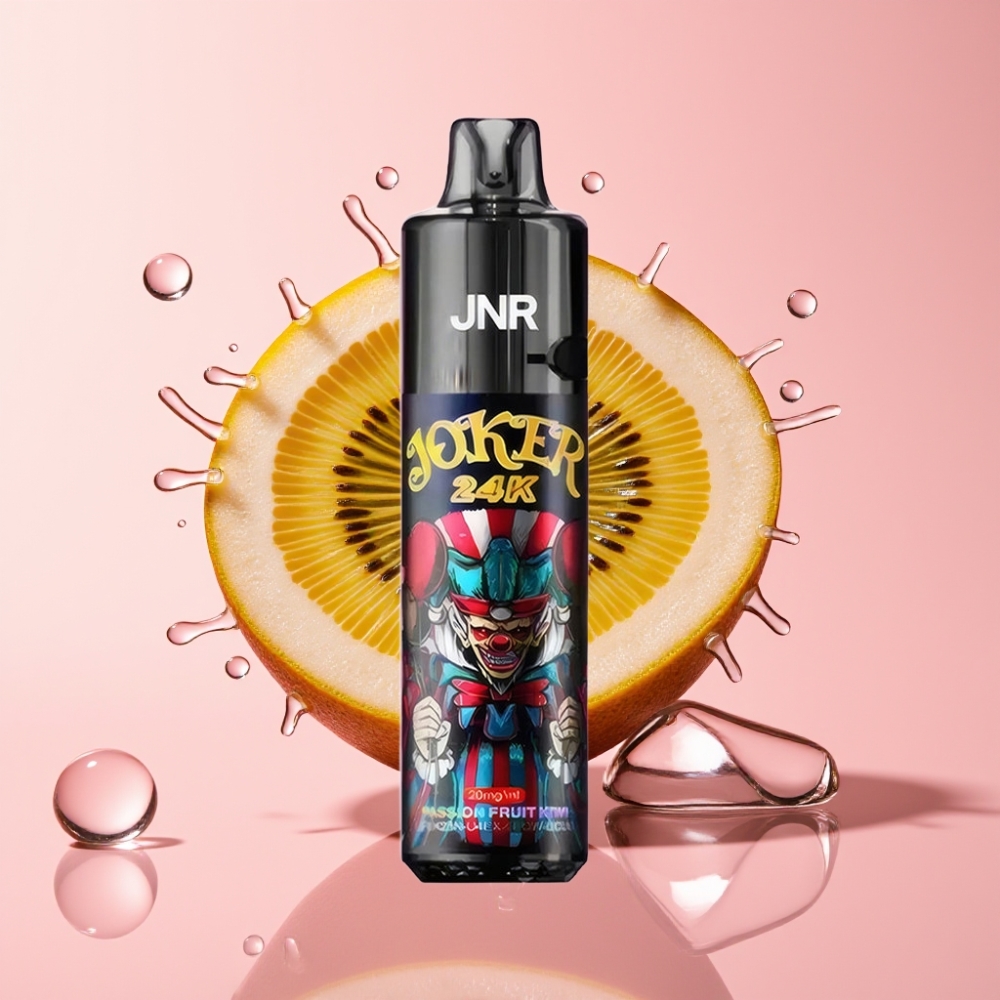 JNR Joker 24K Puffs Disposable Vape Marakuja Kivi 2+10ml Refillable Pod