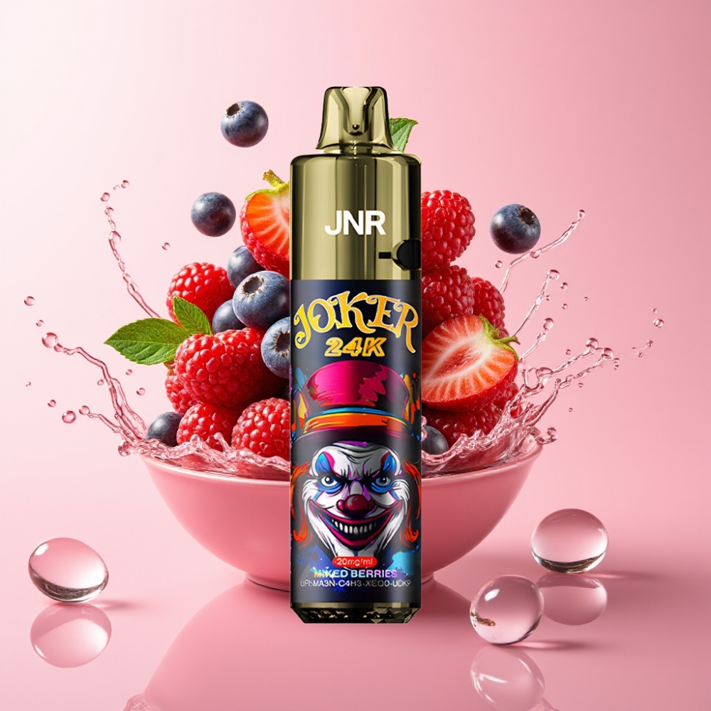 JNR Joker 24K Puffs Disposable Vape Mješovite Bobice s 800mAh Baterijom i 2+10ml Punjenjem