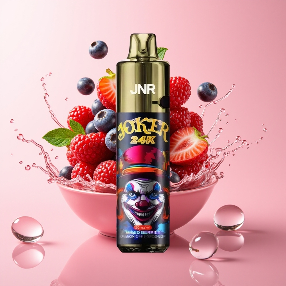JNR Joker 24K Puffs Disposable Vape Mješovite Bobice s 800mAh Baterijom i 2+10ml Punjenjem