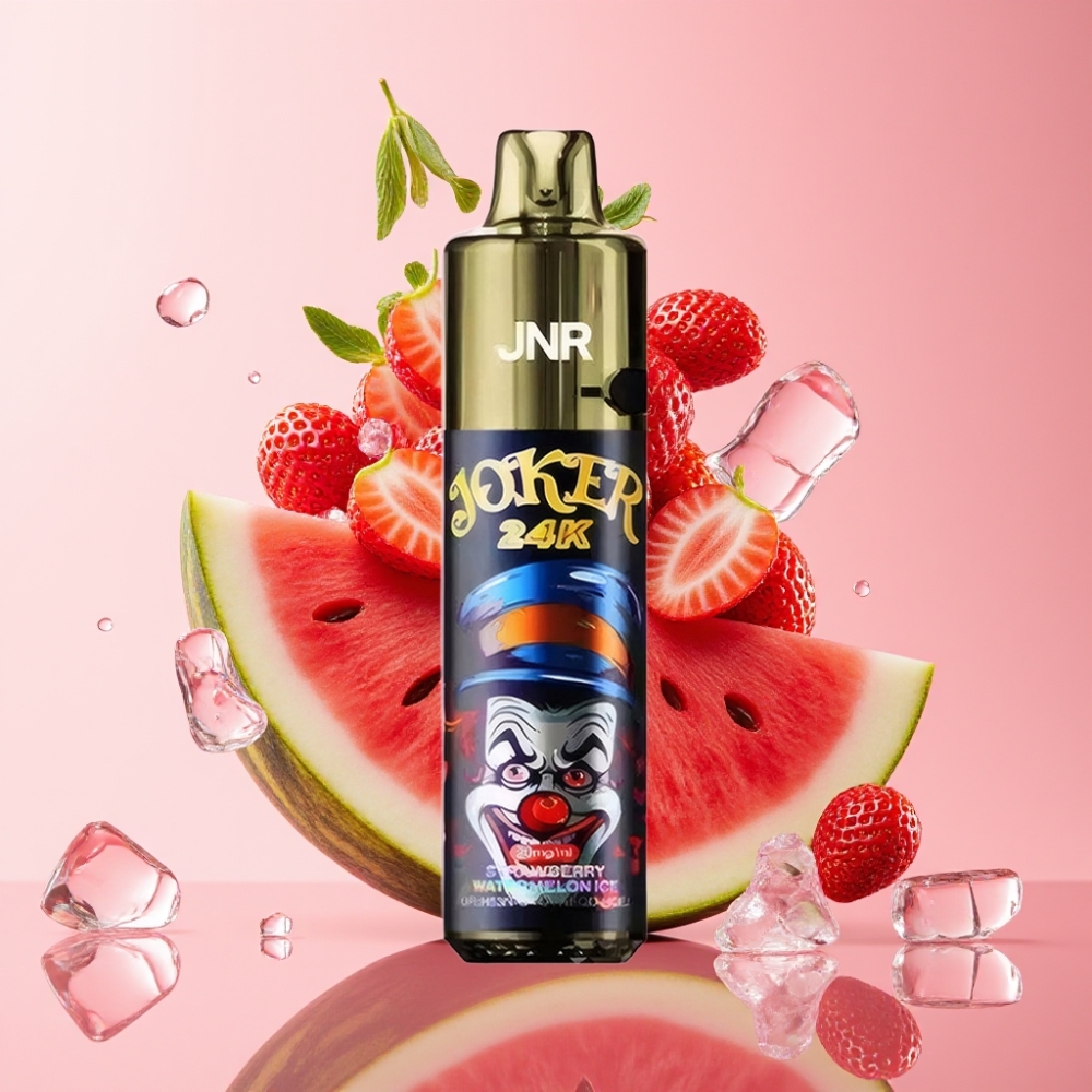 JNR Joker 24K Puffs Jednokratna Vape Jagoda Lubenica Led 2+10ml Punjenje