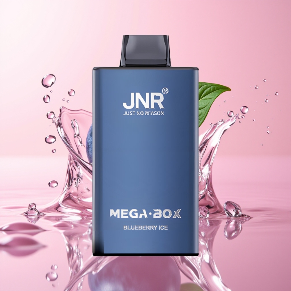 JNR Mega Box 25000 Puffova Disposable Vape Borovnica Led s 850mAh Baterijom