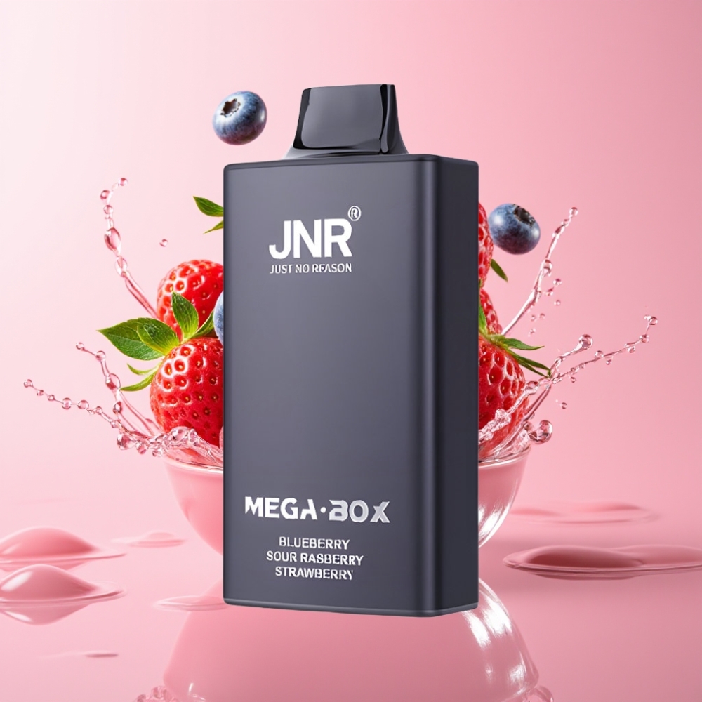 JNR Mega Box 25000 Puffova Disposable Vape Plava Jagoda-Kisela Malina-Jagoda, 30ml