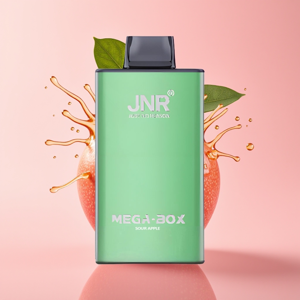 JNR Mega Box 25000 Puffova Jednokratna Vape Kisela Jabuka 30ml