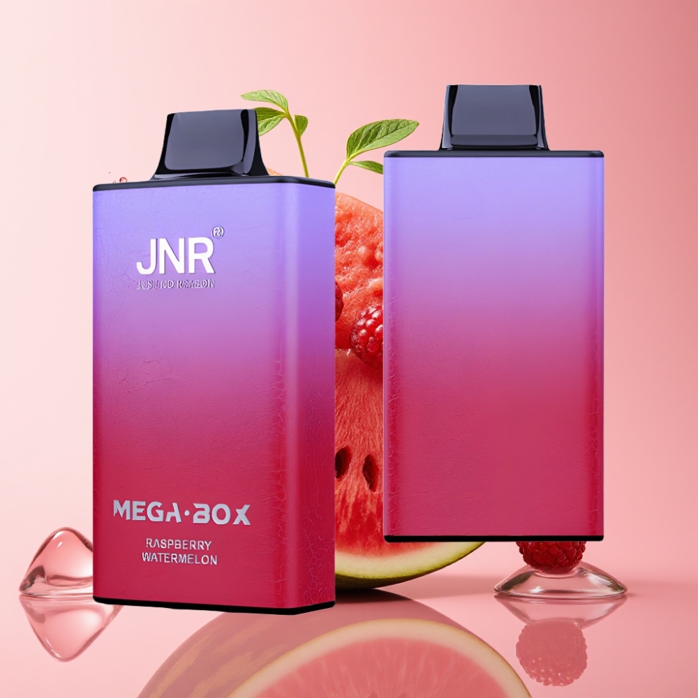 JNR Mega Box 25000 Puffova Jednokratna Vape Malina Lubenica s 30ml Tekutine