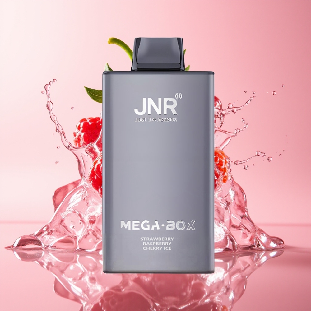 JNR Mega Box 25000 Puffs Jednokratna Vape Jagoda Malina Trešnja Led 30ml
