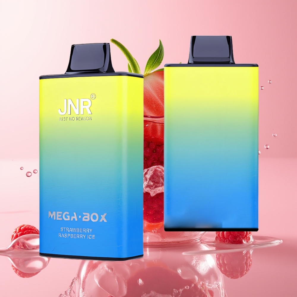 JNR Mega Box 25000 Pufova Disposable Vape Jagoda Malina Led 30ml 850mAh