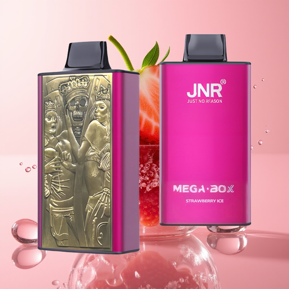 JNR Mega Box 25000 Pufova Jednokratna Vape Jagoda Led 30ml JNR Mega Box 25000 Pufova Jednokratna Vape Dual Mesh Coil