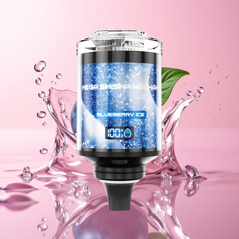 JNR Mega Shisha Hookah 100K Desktop Kompatibilnost Borovnica Led 100K pufova JNR Mega Shisha Hookah Desktop Kompatibilnost 2200mAh baterija