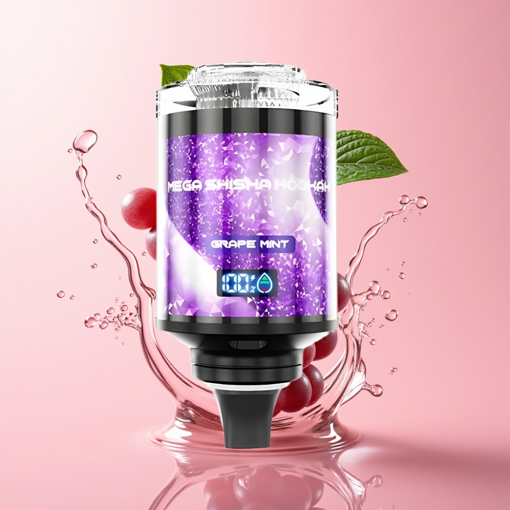 JNR Mega Shisha Hookah 100K Desktop Kompatibilnost Grožđe Meta 2200mAh