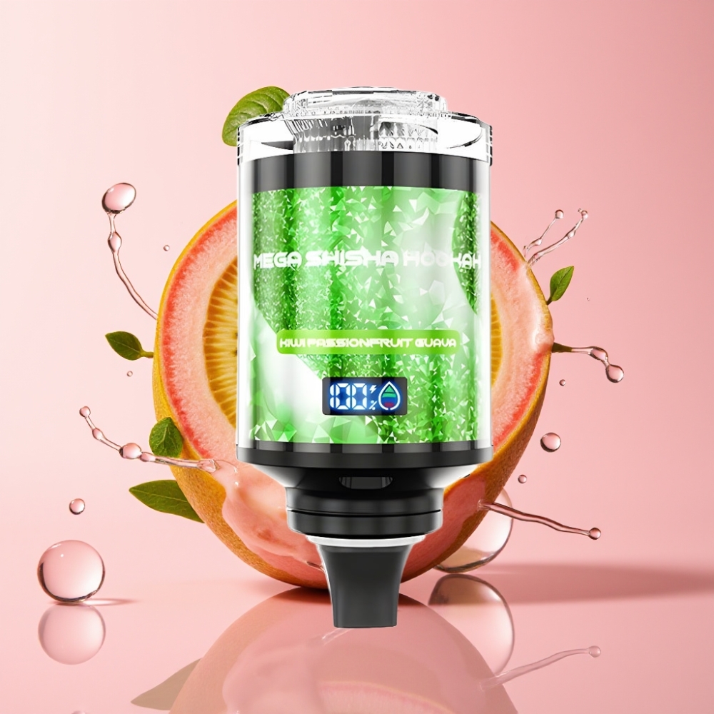 JNR Mega Shisha Hookah 100K Desktop Kompatibilnost Kiwi Marakuja Guava 60ml 2200mAh JNR Mega Shisha Hookah Desktop Kompatibilnost 60ml 2200mAh