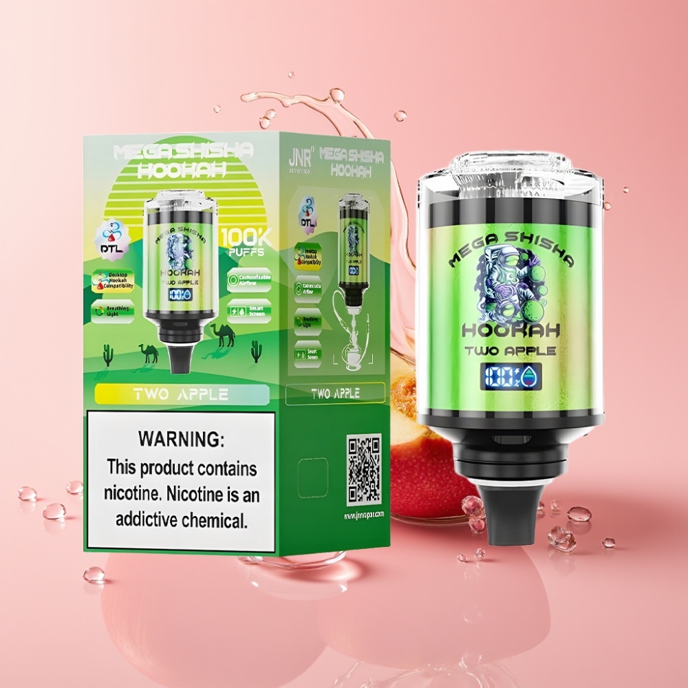 JNR Mega Shisha Hookah 100K Desktop Kompatibilnost s 2200mAh Baterijom