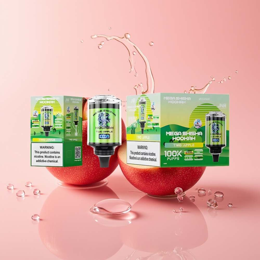 JNR Mega Shisha Hookah 100K Desktop Kompatibilnost s 2200mAh Baterijom