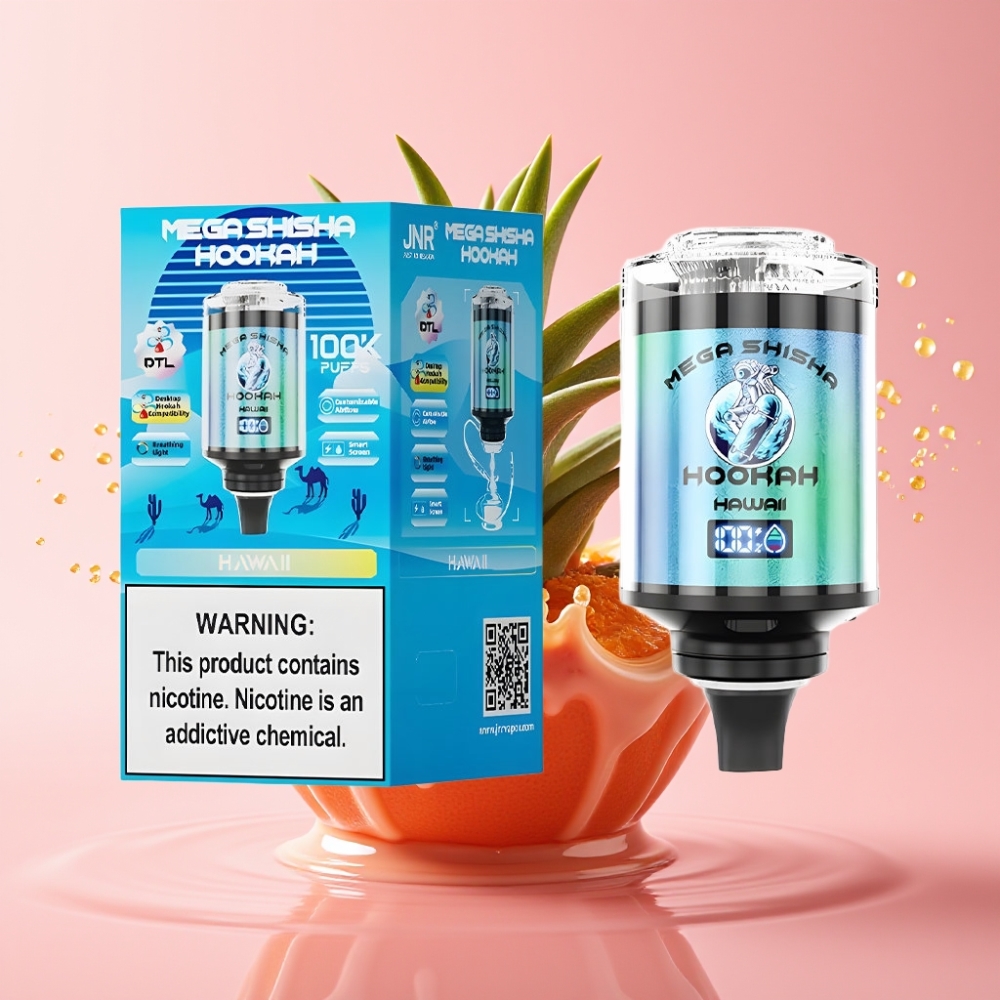 JNR Mega Shisha Hookah 100K Stolno Kompatibilan Hawaii 60ml 2200mAh