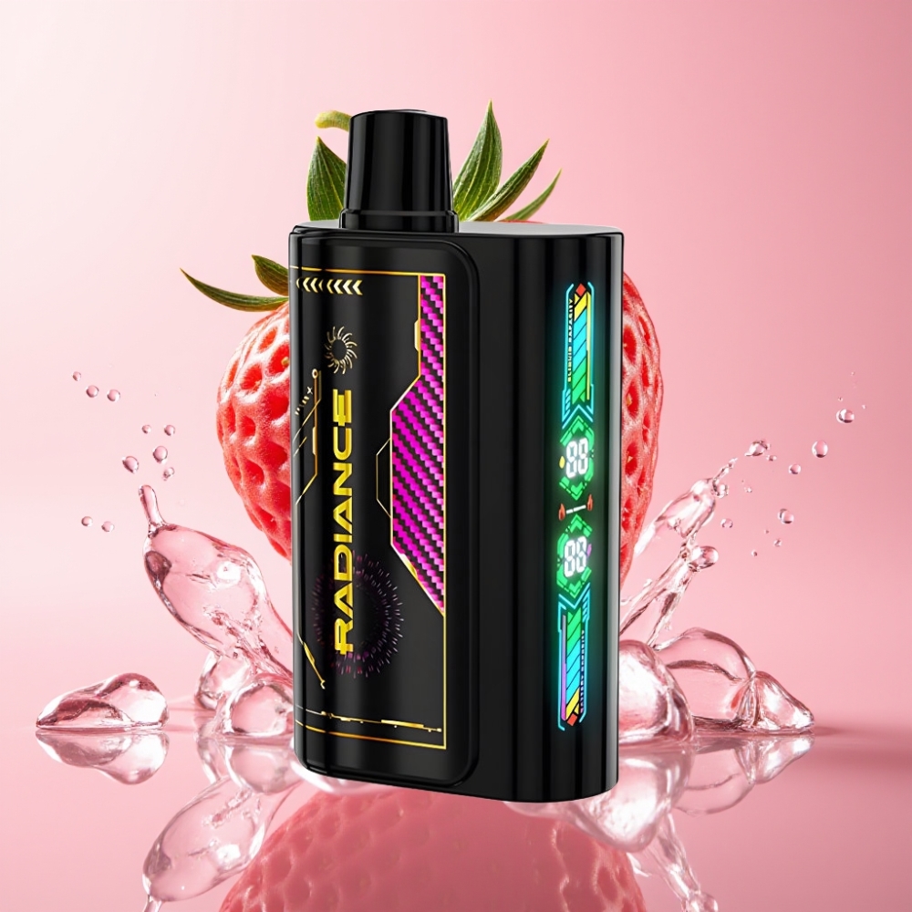 JNR Radiance 31000 Puffova Disposable Vape Jagoda Led 28ml JNR Radiance 31000 Puffova Disposable Vape Dual Mesh Coil