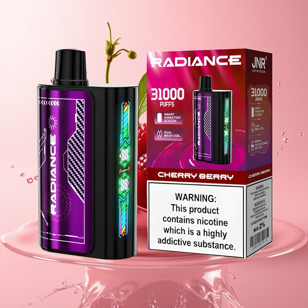 JNR Radiance 31000 Puffova Jednokratna Vape TREŠNJA-BOBICA, 28ml, Type-C