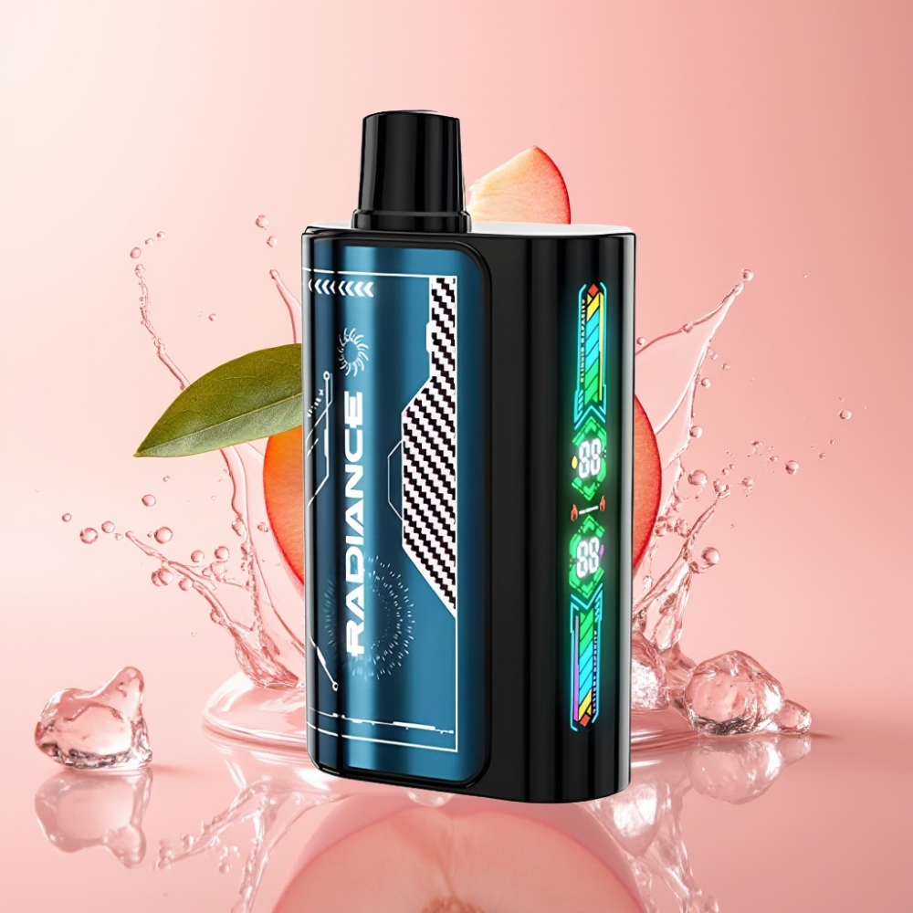 JNR Radiance 31000 Puffova Ljetni Breskva Led Disposable Vape JNR Radiance 31000 Puffova Dual Mesh Disposable Vape