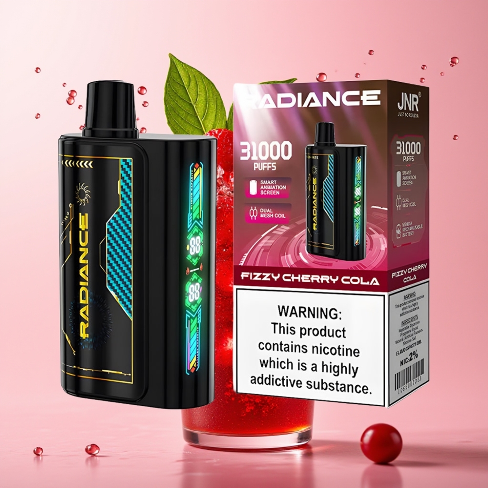 JNR Radiance 31000 Pufova Disposable Vape FIZZY TREŠNJA COLA 28ml