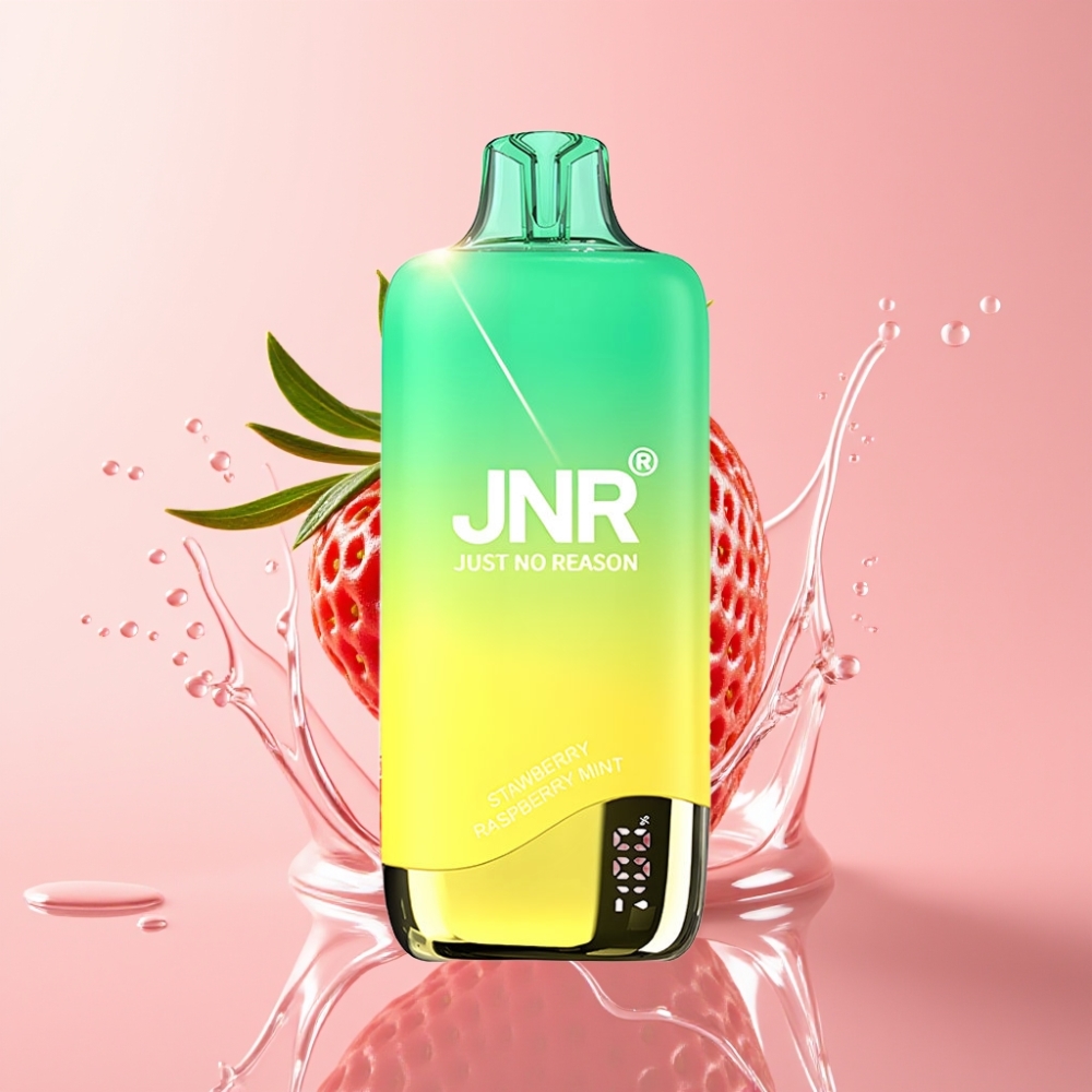 JNR Rainbow 10500 Puffs Jednokratna Vape Jagoda-Breskva-Menta 18ml