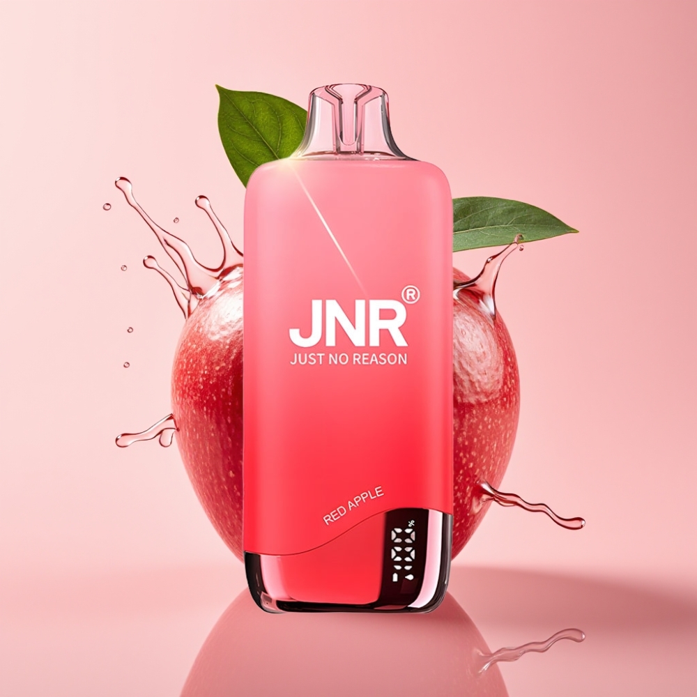 JNR Rainbow 10500 Pufova Jednokratna Vape Crvena Jabuka 18ml JNR Rainbow 10500 Pufova Jednokratna Vape 0.8ohm