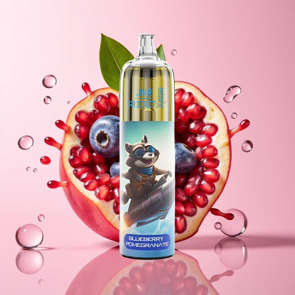 JNR Rocket-X 12400 Puffova Disposable Vape Borovnica Nar 850mAh JNR Rocket-X 12400 Puffova Disposable Vape 25ml