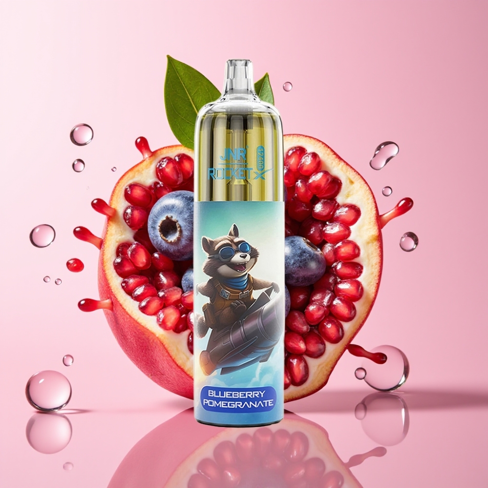 JNR Rocket-X 12400 Puffova Disposable Vape Borovnica Nar 850mAh JNR Rocket-X 12400 Puffova Disposable Vape 25ml