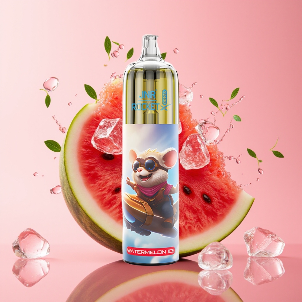 JNR Rocket-X 12400 Puffova Jednokratna Vape Lubenica Led s RGB svjetlima