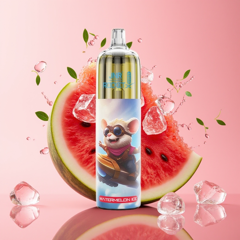 JNR Rocket-X 12400 Puffova Jednokratna Vape Lubenica Led s RGB svjetlima
