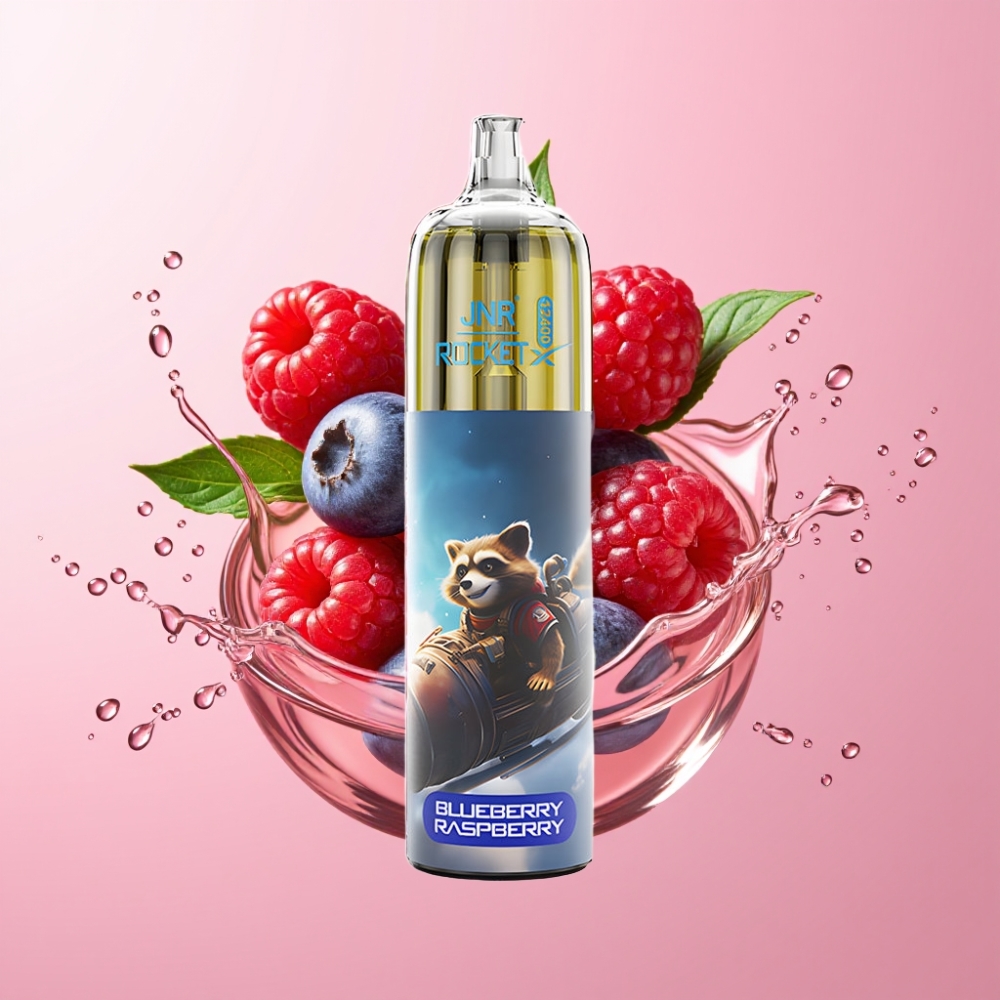 JNR Rocket-X 12400 Pufova Disposable Vape Borovnica Malina s 850mAh Baterijom