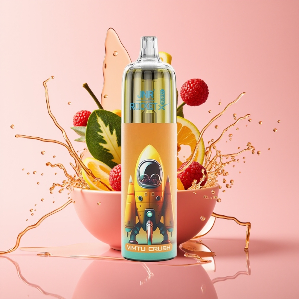 JNR Rocket-X 12400 Pufova Disposable Vape Vimtu Crush s RGB svjetlima i Type-C punjenjem