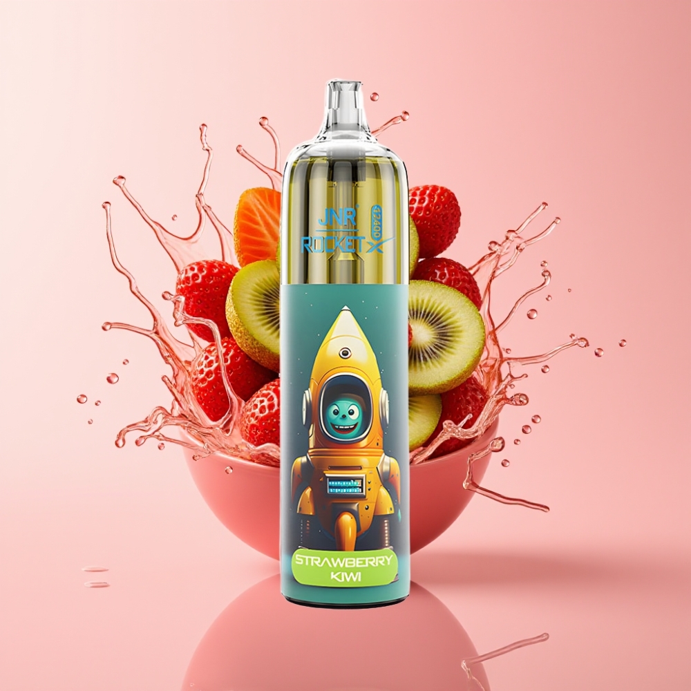 JNR Rocket-X 12400 Pufova Jednokratna Vape Jagoda-Kivi s RGB svjetlima
