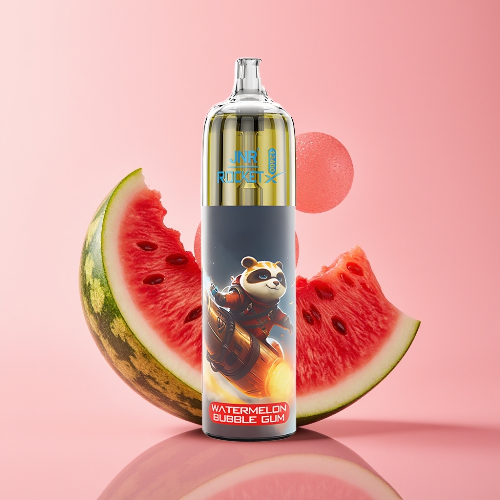 JNR Rocket-X 12400 Puhovi Jednokratna Vape Lubenica Žvakaća Guma s RGB svjetlima