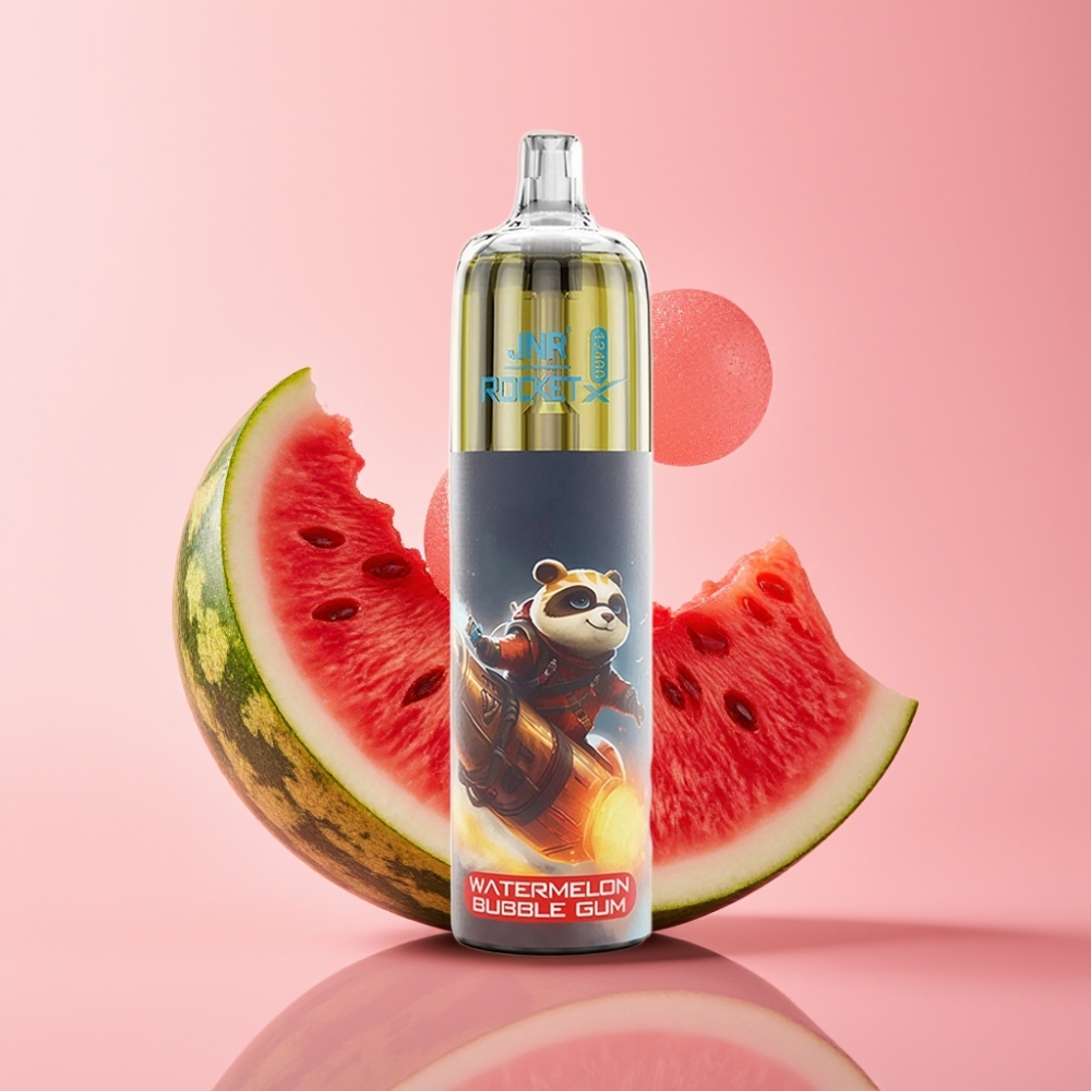 JNR Rocket-X 12400 Puhovi Jednokratna Vape Lubenica Žvakaća Guma s RGB svjetlima