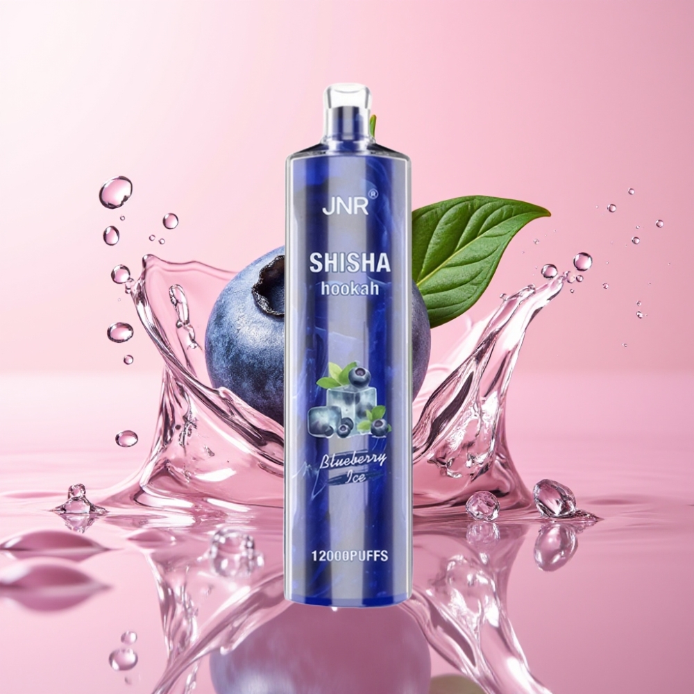 JNR Shisha Hookah 12000 Puffs Jednokratna Vape Borovnica Led 24ml JNR Shisha Hookah 12000 Puffs 750mAh Type-C