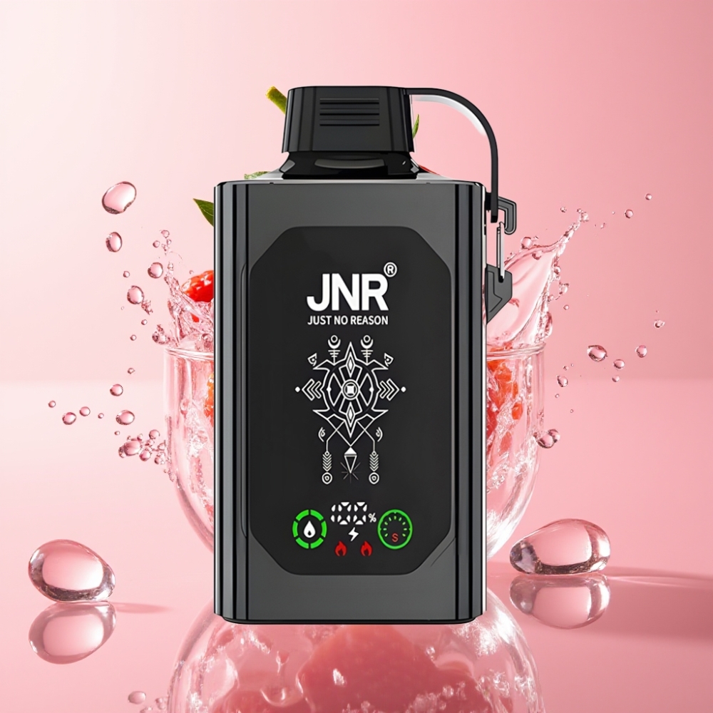 JNR Shisha Hookah Box 20500 Puffs Jednokratna Vape Jagoda Led 25ml JNR Shisha Hookah Box 20500 Puffs Dual Mesh Coil Type-C