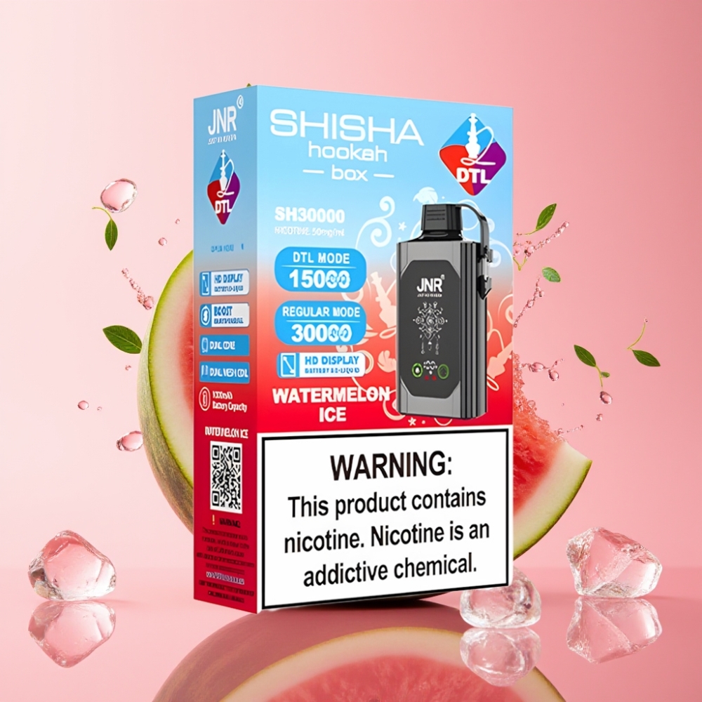 JNR Shisha Hookah Box 20500 Puffs Jednokratna Vape Lubenica Led 25ml