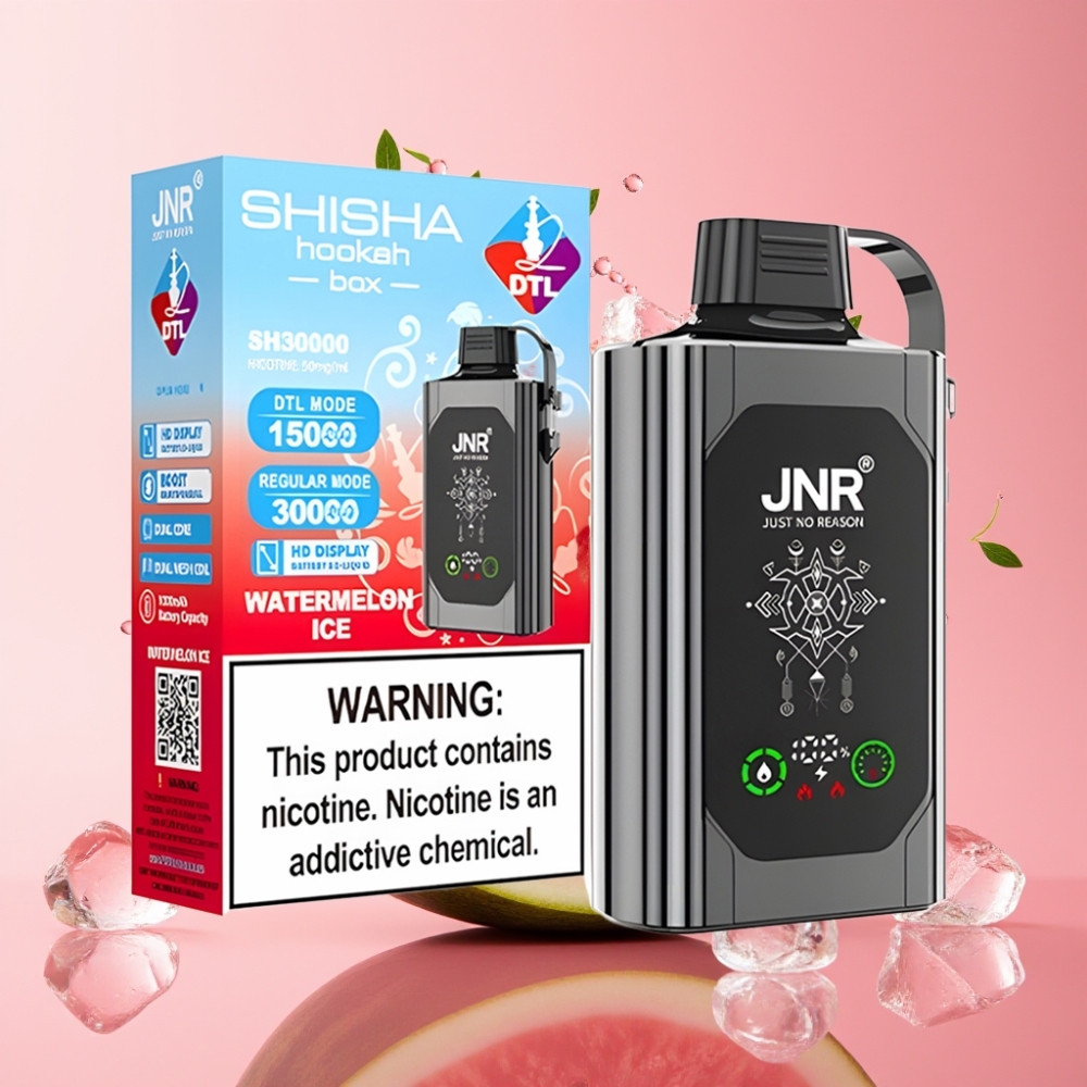 JNR Shisha Hookah Box 20500 Puffs Jednokratna Vape Lubenica Led 25ml