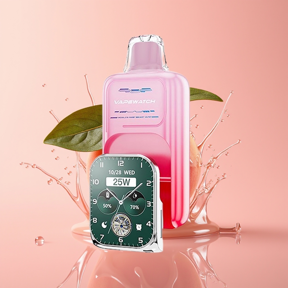 JNR VapeWatch 30000 Puffs Jednokratna Vape Breskva Gruzija 19mL 5%