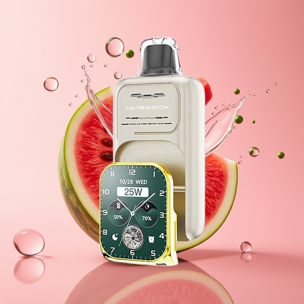 JNR VapeWatch 30000 Puffs Jednokratna Vape Lubenica Led 19mL 5%