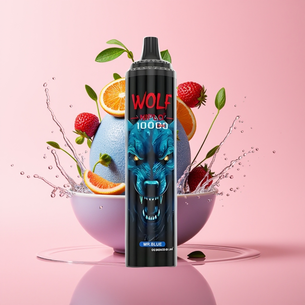 JNR Wolf Niplo 10000 Puffs Disposable Vape Plavi JNR Wolf Niplo 10000 Puffs 20ml