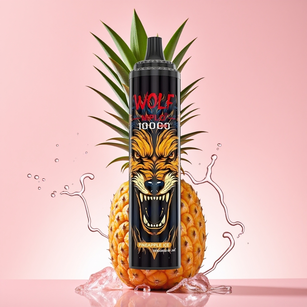 JNR Wolf Niplo 10000 Puffs Jednokratna Vape Ananas Led 20ml JNR Wolf Niplo 10000 Puffs 2% Nikotin