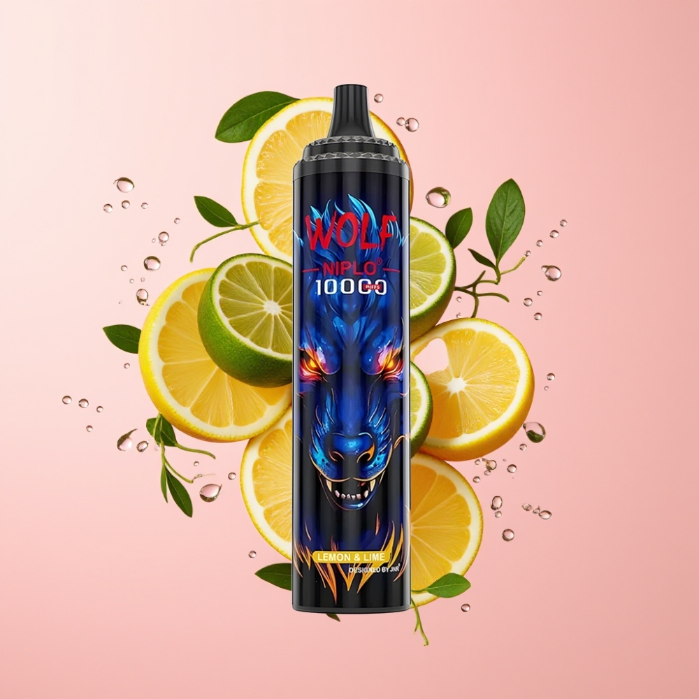 JNR Wolf Niplo 10000 Puffs Jednokratna Vape Limun & Lime 20ml JNR Wolf Niplo 10000 Puffs 1.0 Ohm Mesh 650mAh